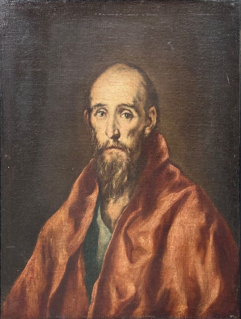 Attributed to El Greco - St. Paul de El Greco - Oil on canvas, 1600s