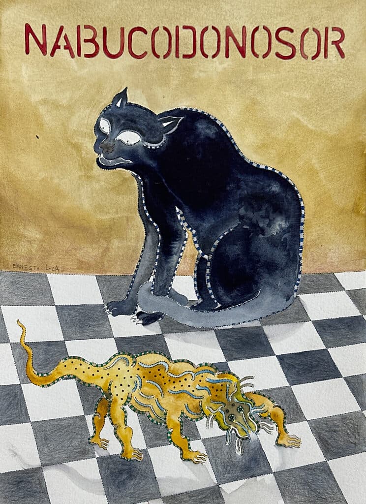Sin título de Ernesto Loza - Mixed Media on paper, 2020s