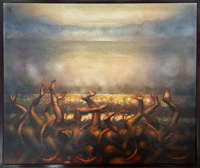 De la serie después de la Hecatombe de Mario Orozco Rivera