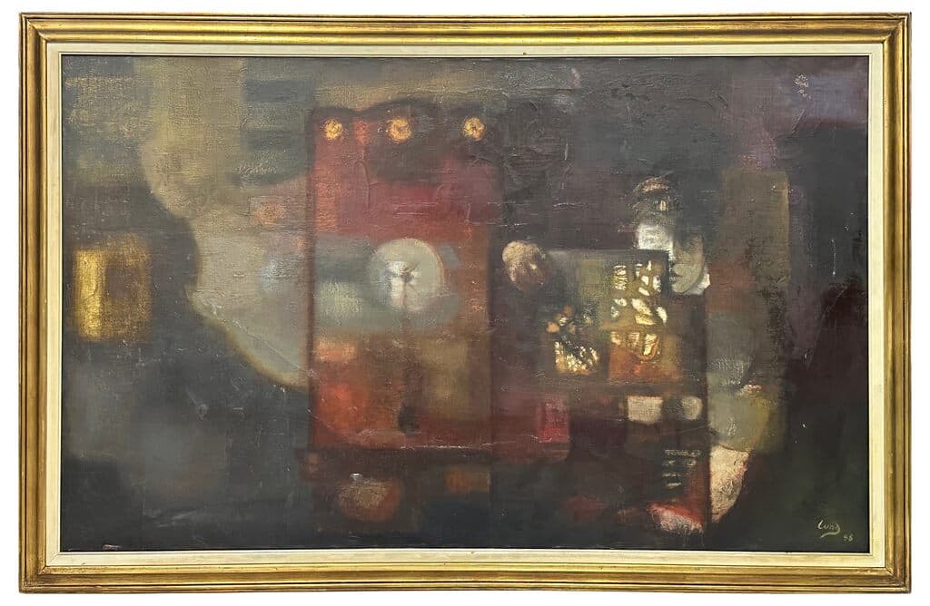 Sin título de Antonio Rodriguez Luna - Oil on canvas, 1958