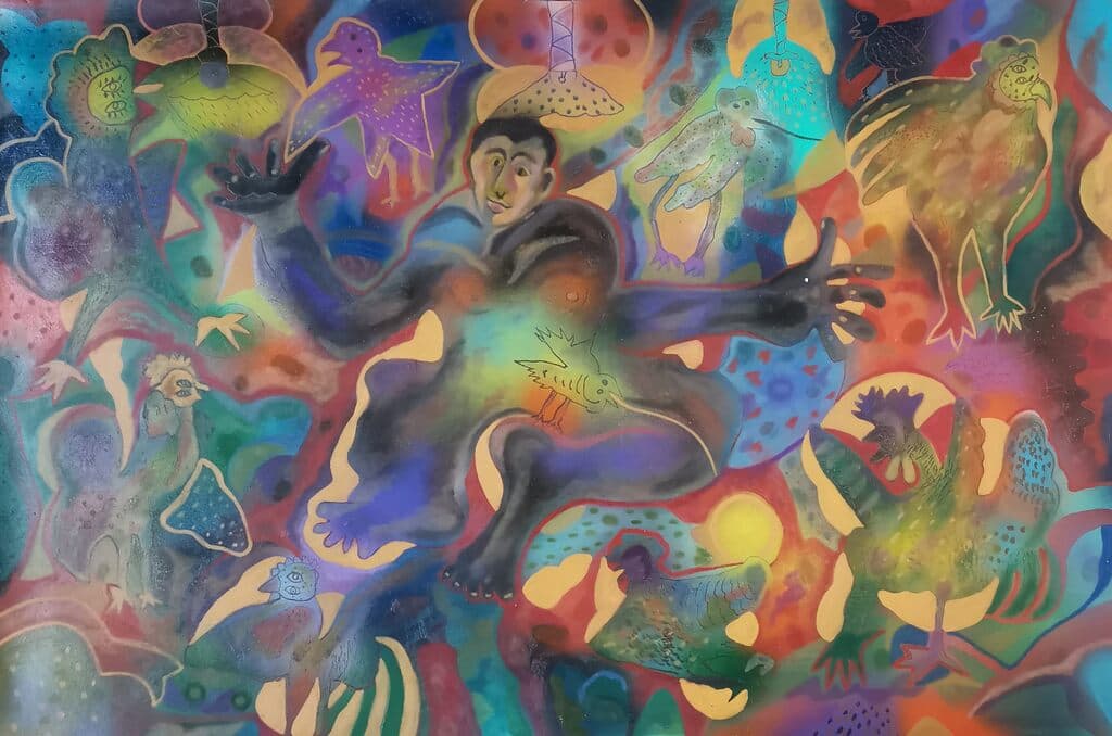 Pajarracos de Alex Lazard - Mixed Media, 2022