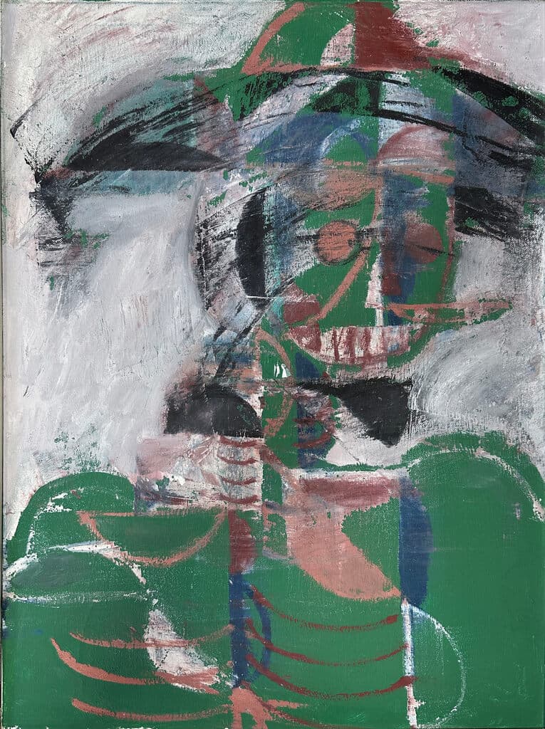Sin título de Dario Sandoval - Oil on canvas, Mixed media, 2022