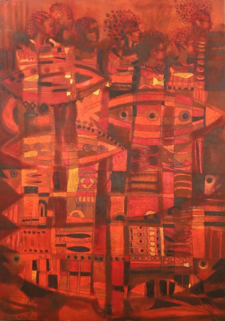 Sin título de Tomás Pineda Matus - Oil on canvas, 1990s-2000s