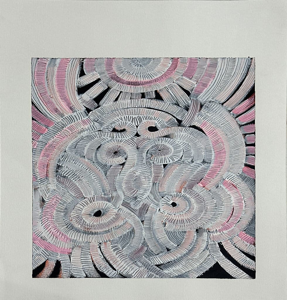 Sin título de Ernesto Loza - Mixed Media on paper, 2020s