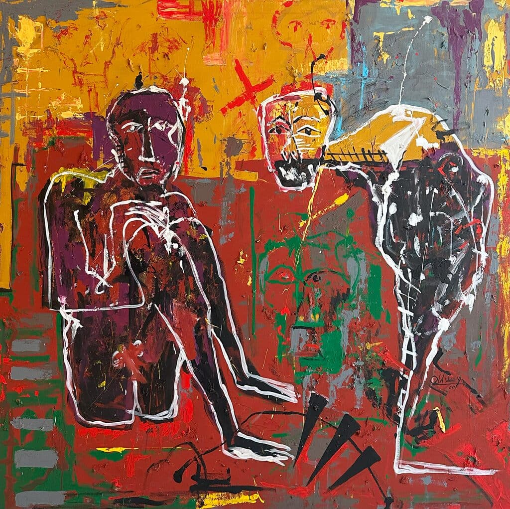 Sin título de Alejandro Santiago - Oil on canvas, 2011