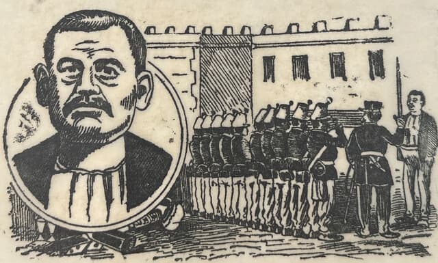 Original Woodcut on Rice Paper de José Guadalupe Posada