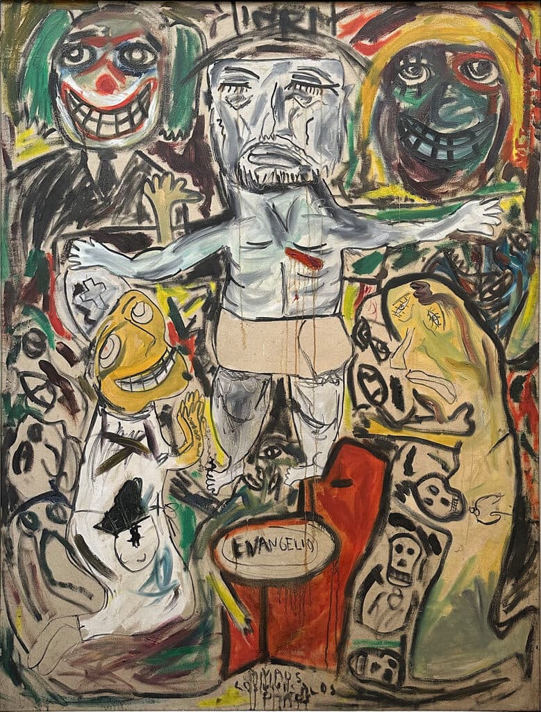 Evangelio de Víctor Hugo Pérez - Oil on canvas, 1990s-2000s
