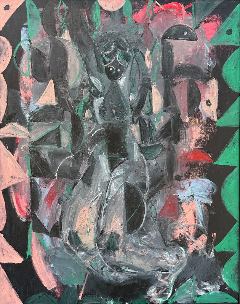Sin título de Dario Sandoval - Oil on canvas, Mixed media, 2022