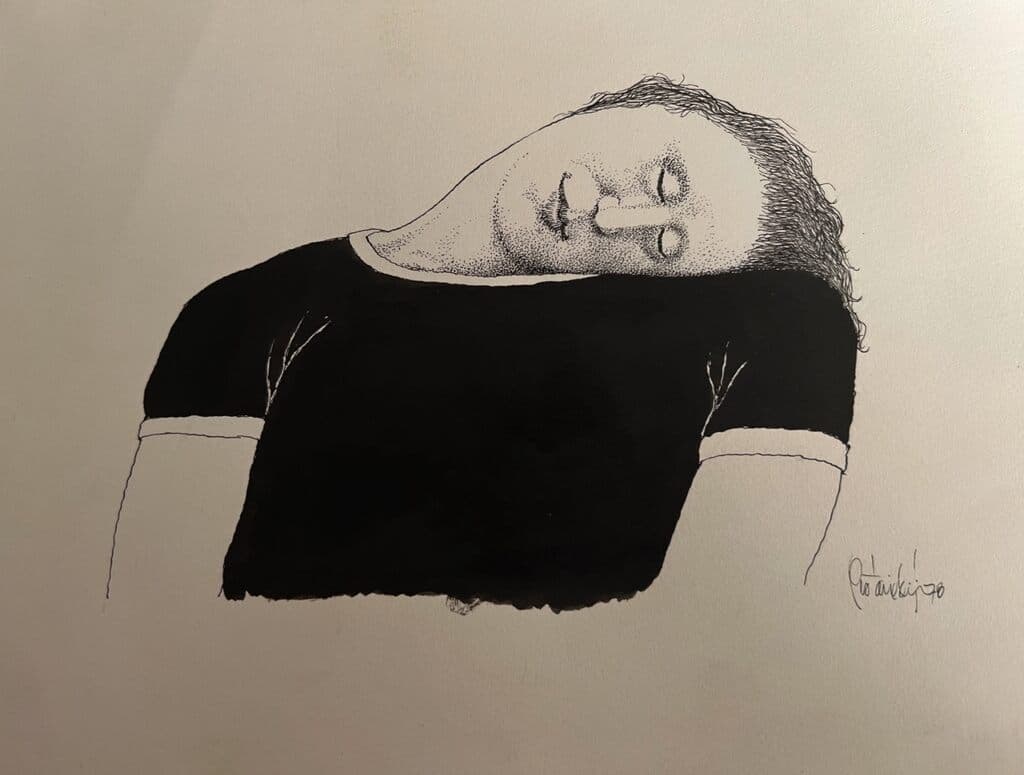 Sin título de Alfredo Castañeda - Ink on paper, 1978