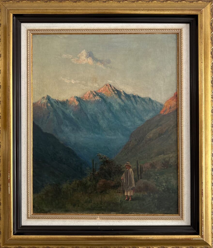 Mexican Landscape de August Lohr - Oil on canvas, 1910s-1920s