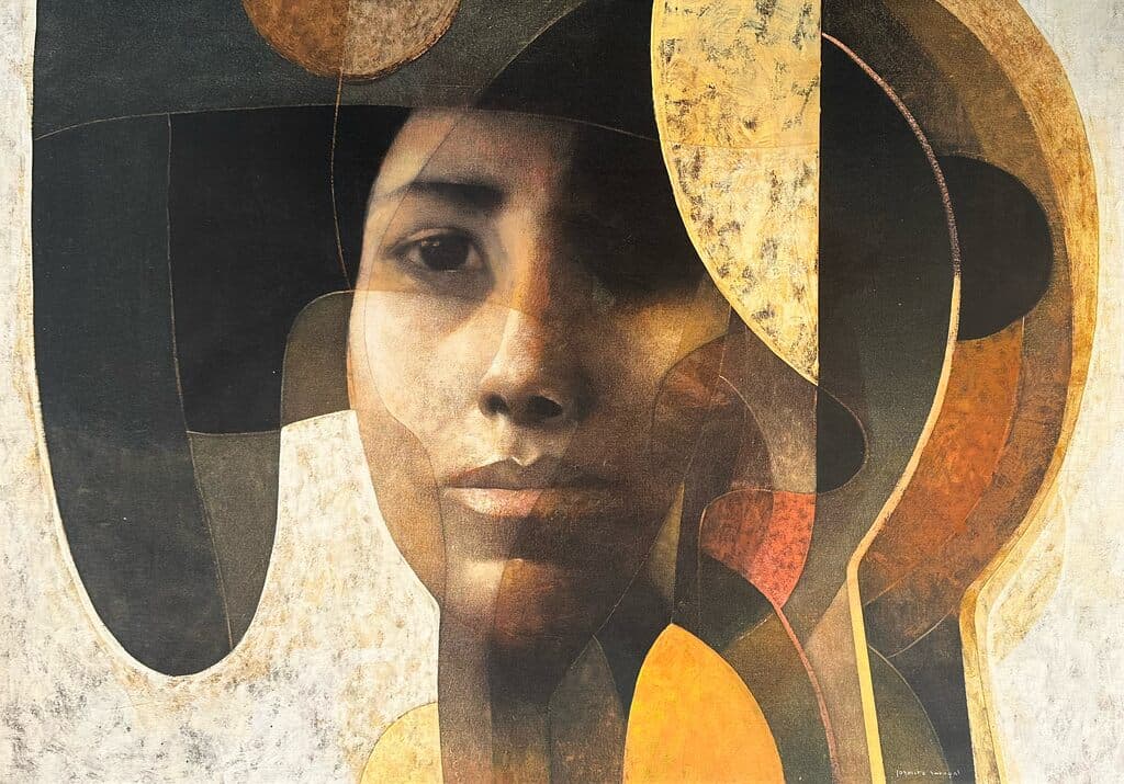 Recordando a Luana de Joselito Sabogal - Oil on canvas