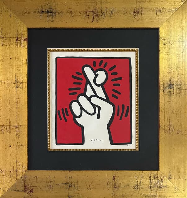 Fingers Crossed de Keith Haring