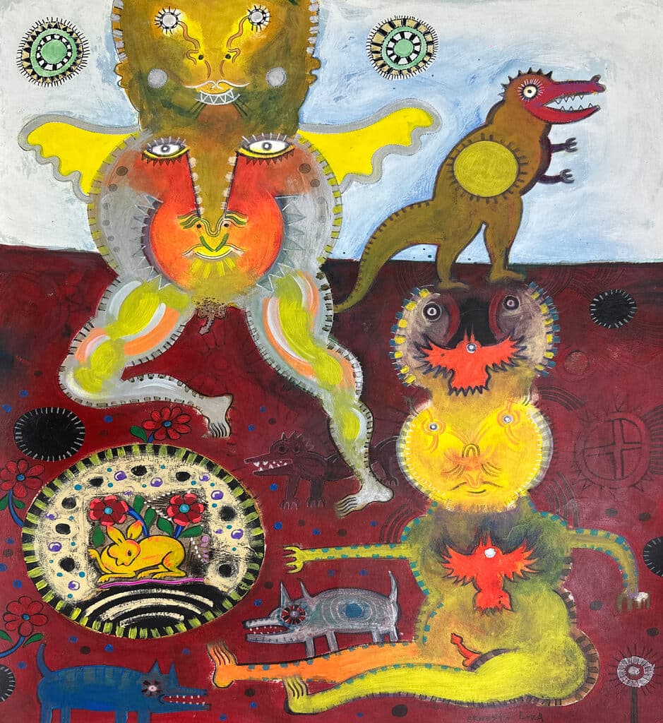 Sin título de Ernesto Loza - Mixed Media on paper, 2020s