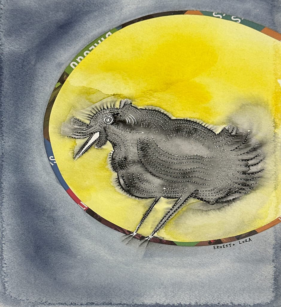 Sin título de Ernesto Loza - Mixed Media on paper, 2020s