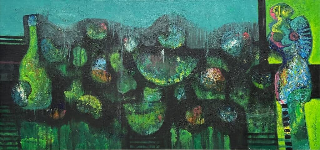 Bodegón de Vladimir Cora - Oil on canvas, 1989