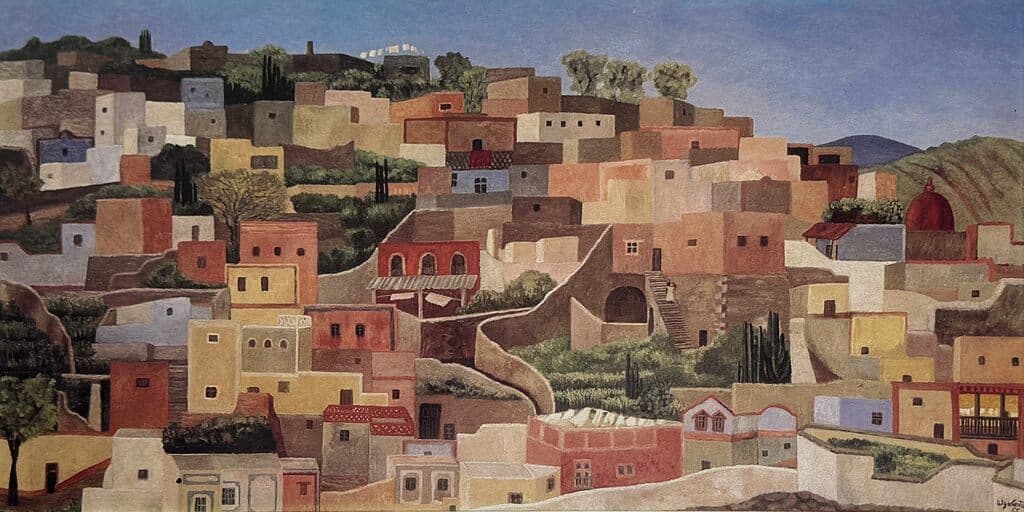 Caserio de Olga Costa - Lithograph