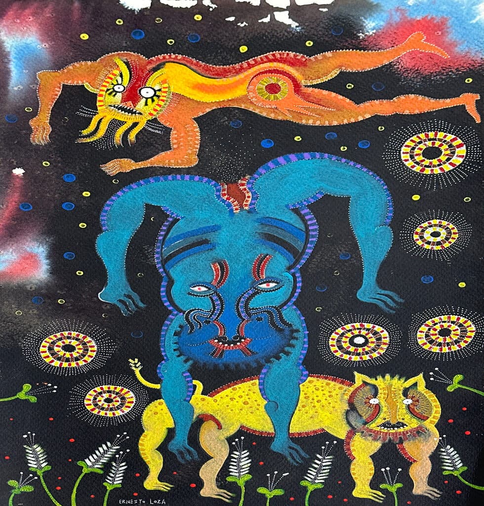 Sin título de Ernesto Loza - Mixed Media on paper, 2020s