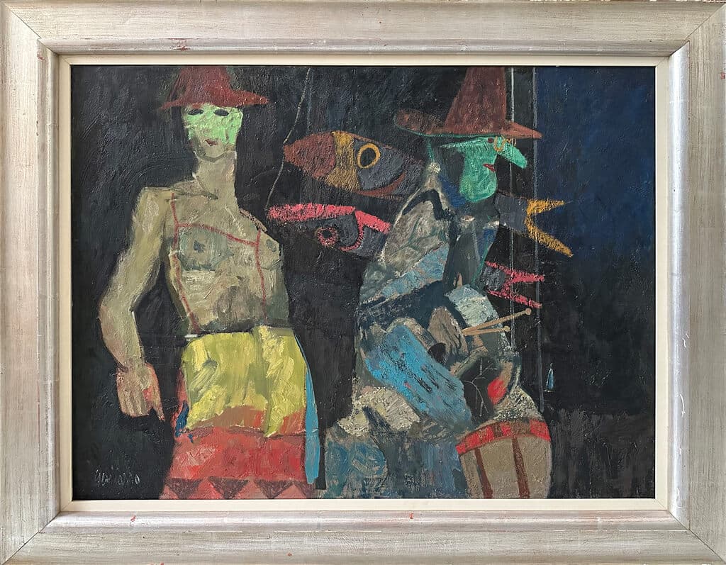 Sin título de Antonio Guijarro Gutierrez - Oil on canvas, 1980s