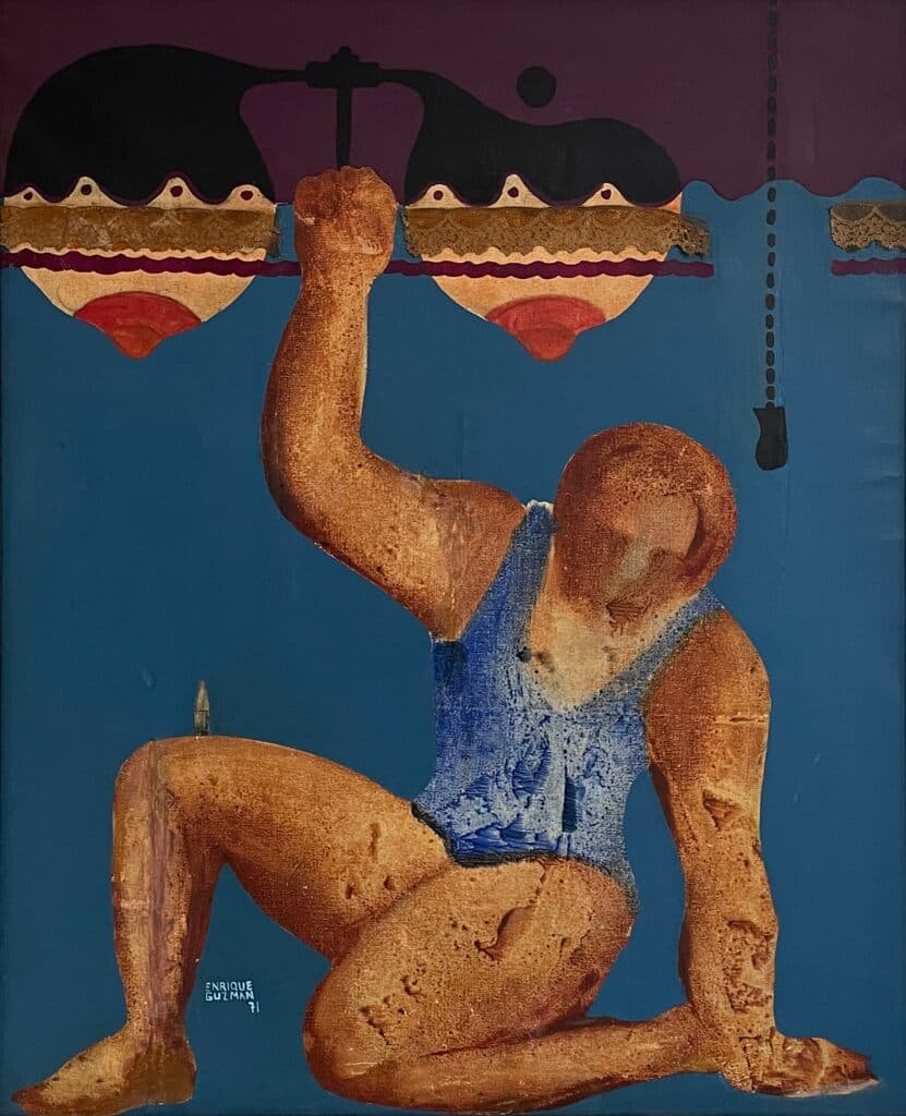 Coca Cola de Enrique Guzmán - Mixed Media, 1971
