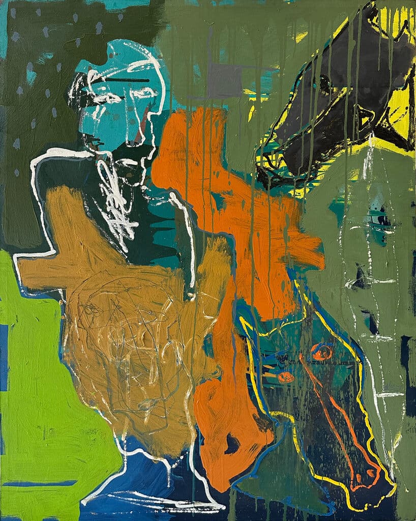 Sin título de Alejandro Santiago - Oil on canvas, 2009