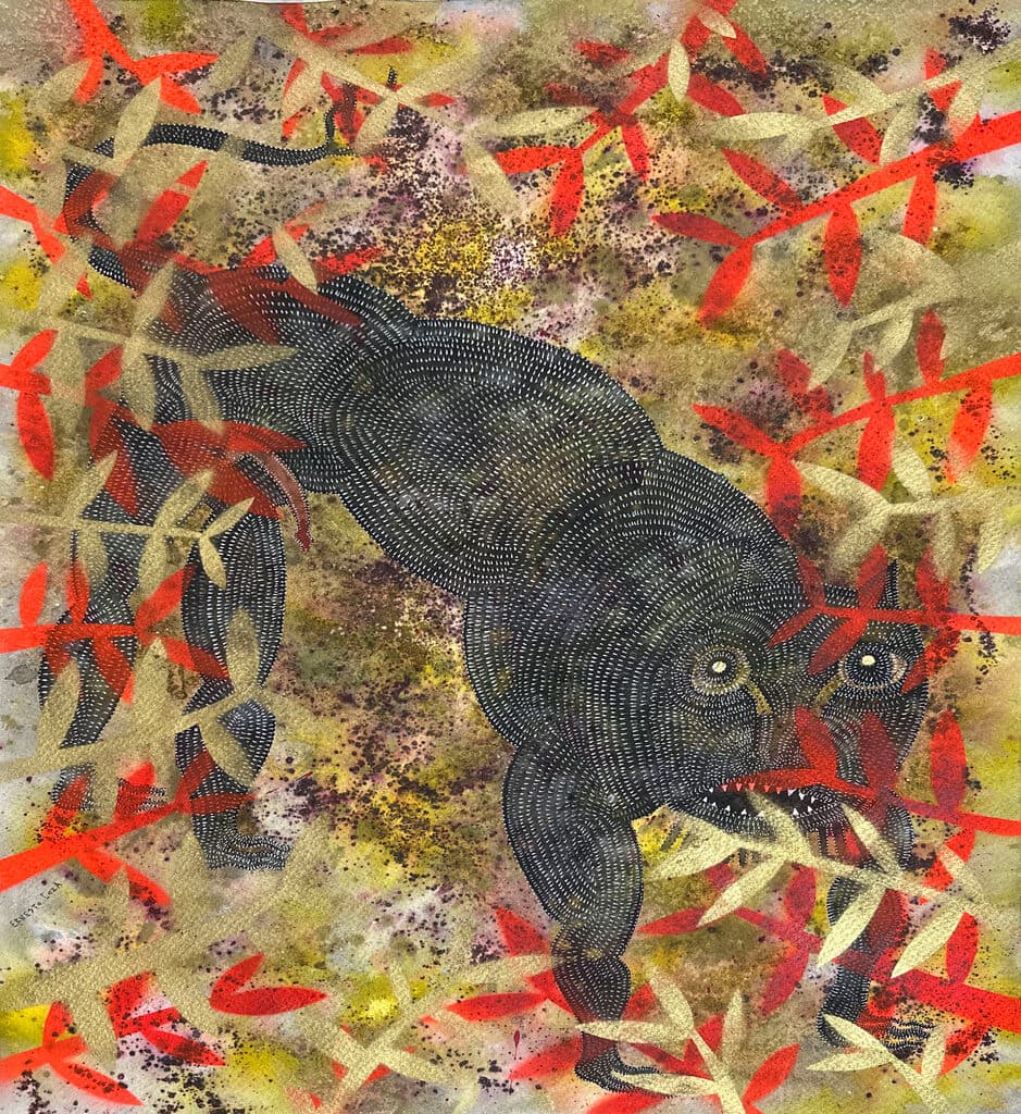 Sin título de Ernesto Loza - Mixed Media on paper, 2020s