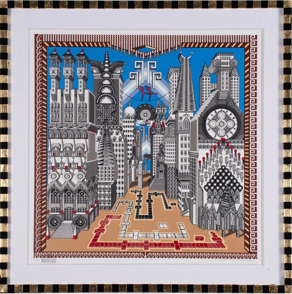 Malabaristas Parapsicológicos de Pedro Friedeberg - Serigraph, 1980s-2000s
