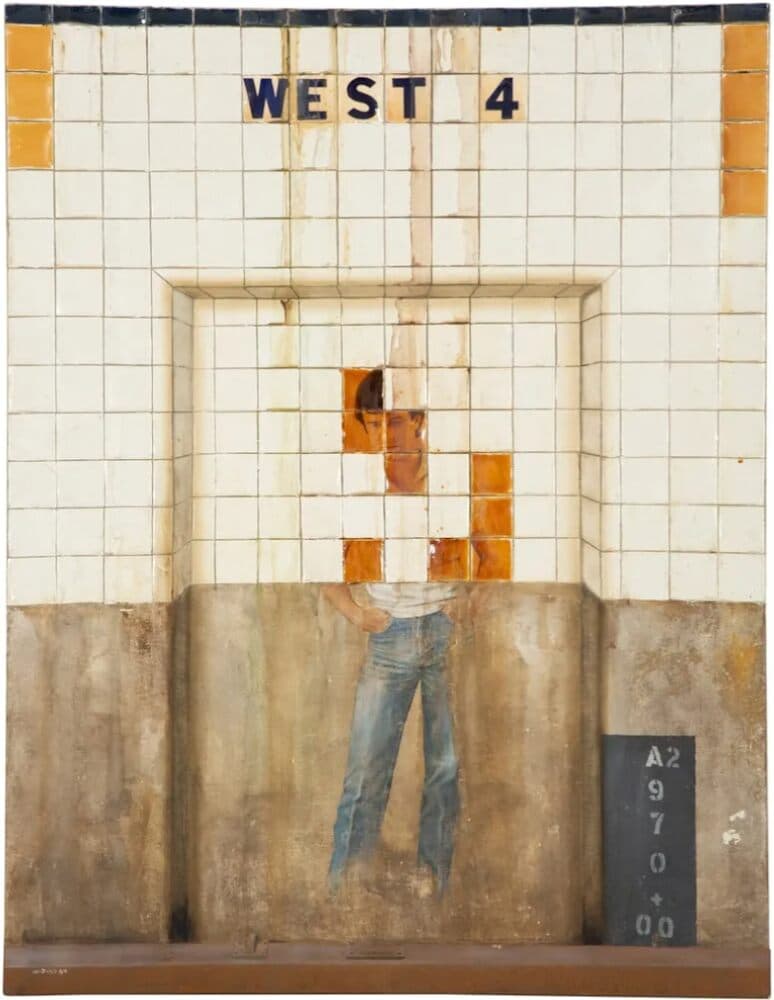 Sin título de Rafael Cauduro - Oil on canvas, 1984
