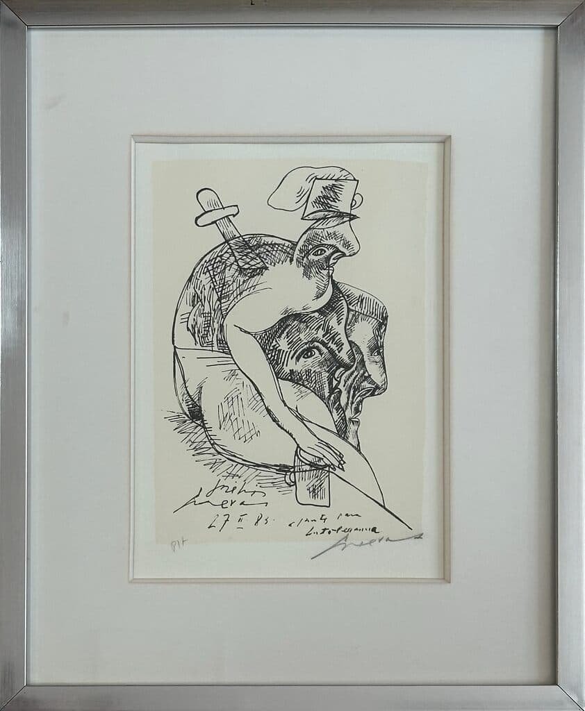 Intolerancia de José Luis Cuevas - Silkscreen, 2002