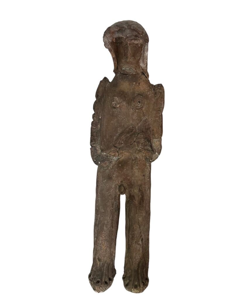 Migrante hombre de Alejandro Santiago - Clay, 2000s