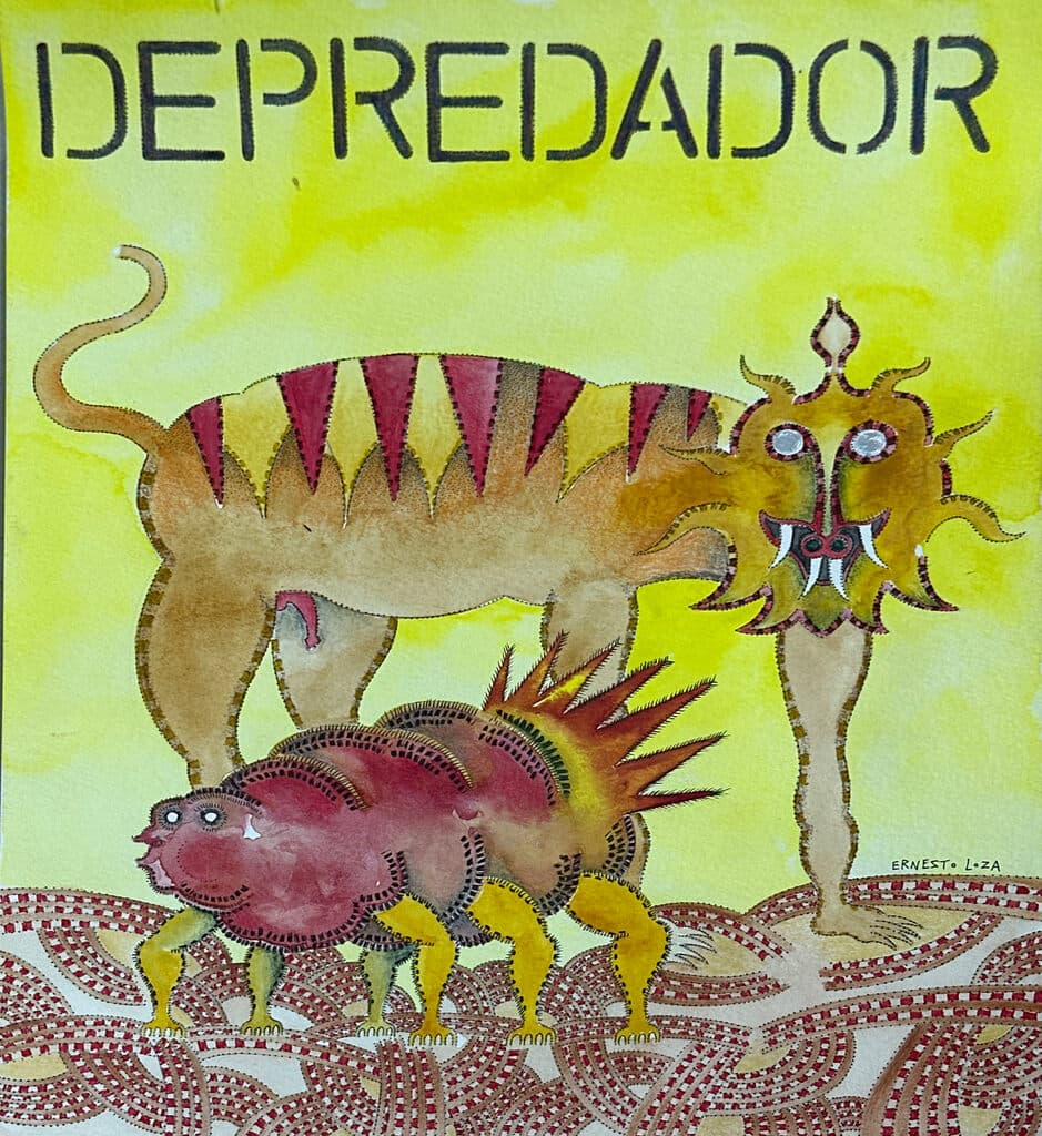 Sin título de Ernesto Loza - Mixed Media on paper, 2020s