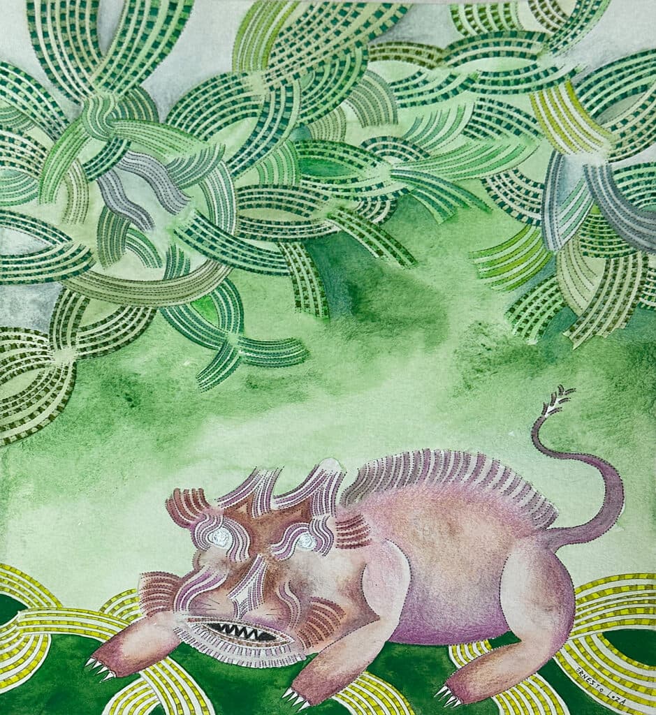 Sin título de Ernesto Loza - Mixed Media on paper, 2020s