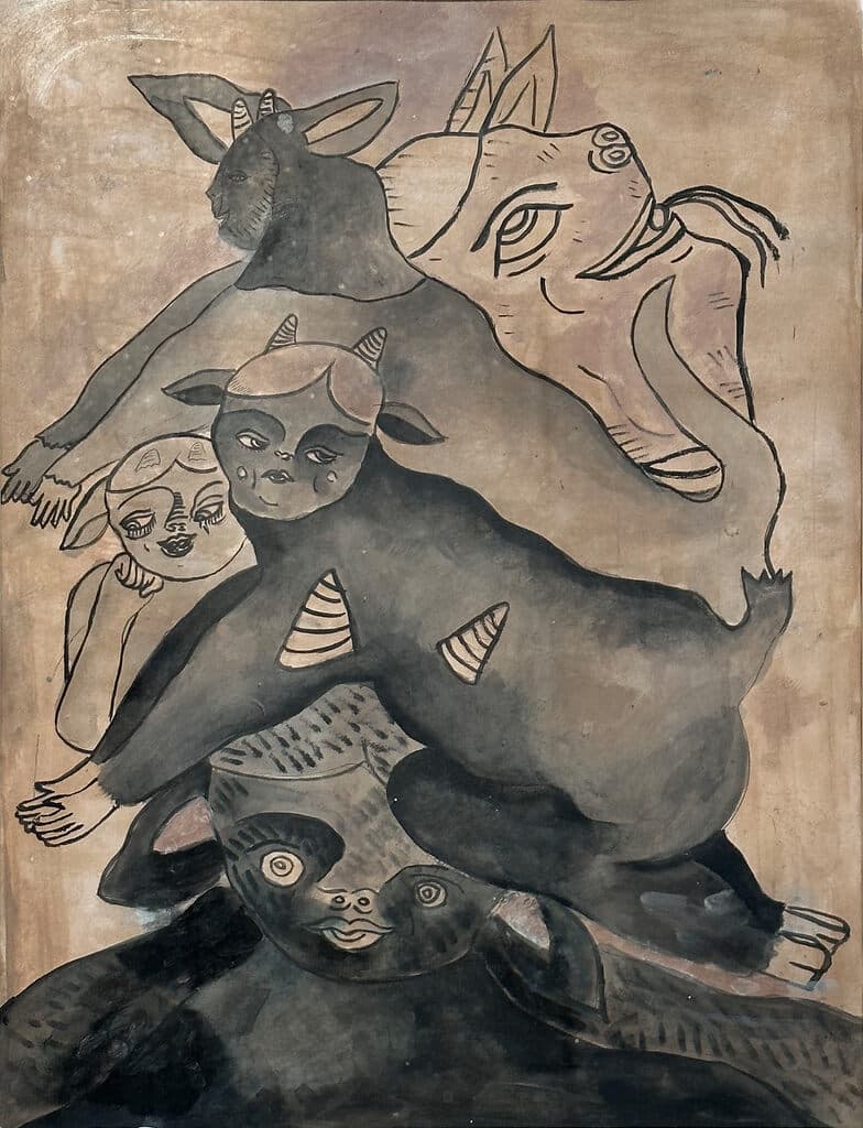 Sin título de Pablo Piza - Watercolor and Ink, 2023