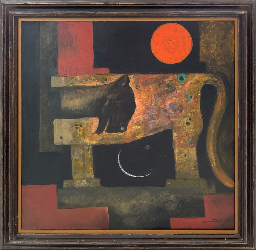 El día y la noche de Roberto Montenegro - Acrilic on canvas, 1968