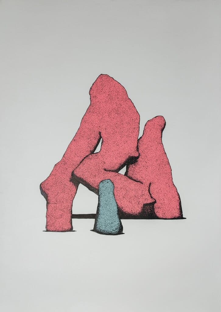 Landscape de Daniel Resendiz - Ink on paper, 2023