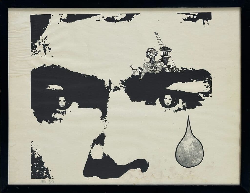 Untitled de Unknown Artist - Silkscreen, 1973