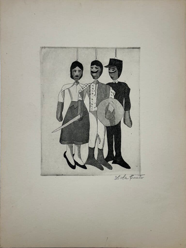 Títeres Populares Mexicanos de Lola Cueto - Etching, 1947