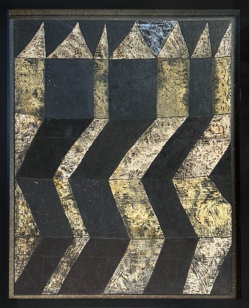 El Cangrejo de Javier Arevalo - Oil and sand on canvas, 1998