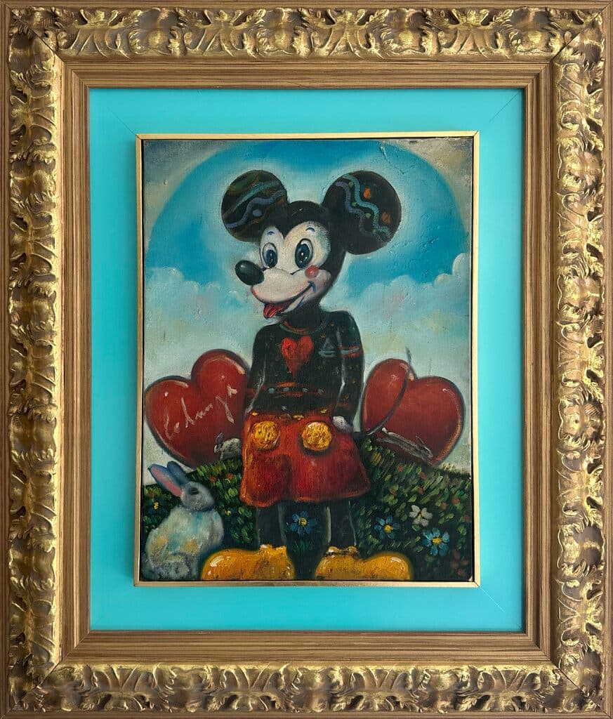 Mickey Mouse de Alejandro Colunga - Oil on canvas, 1980´s