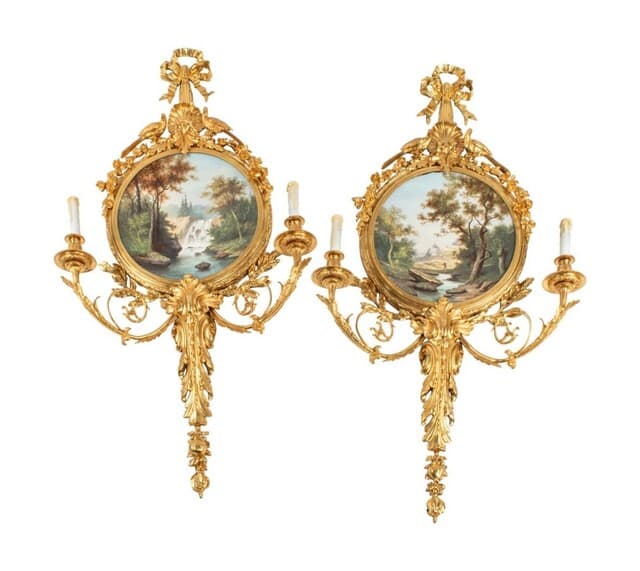 Pair of Louis XV Sconces de Unknown Artist
