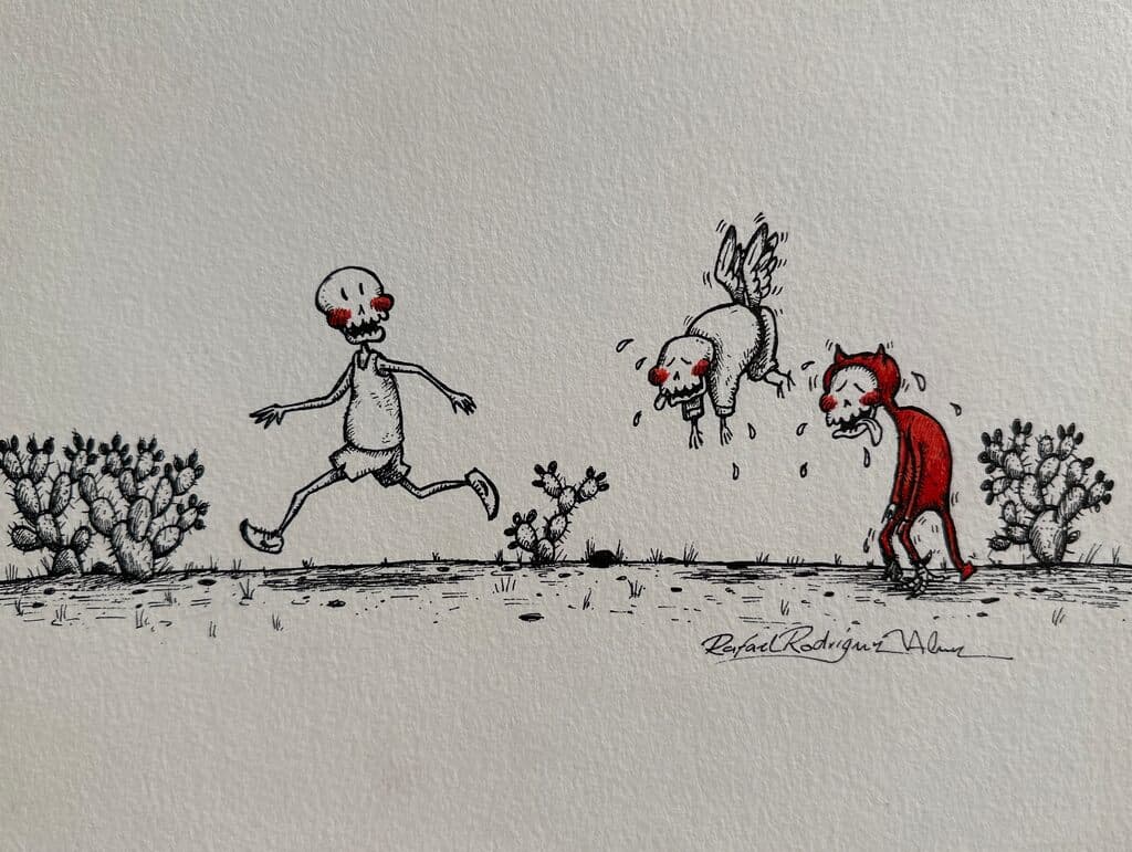 Sin título de Rafael Rodriguez - Ink on paper, 2020s