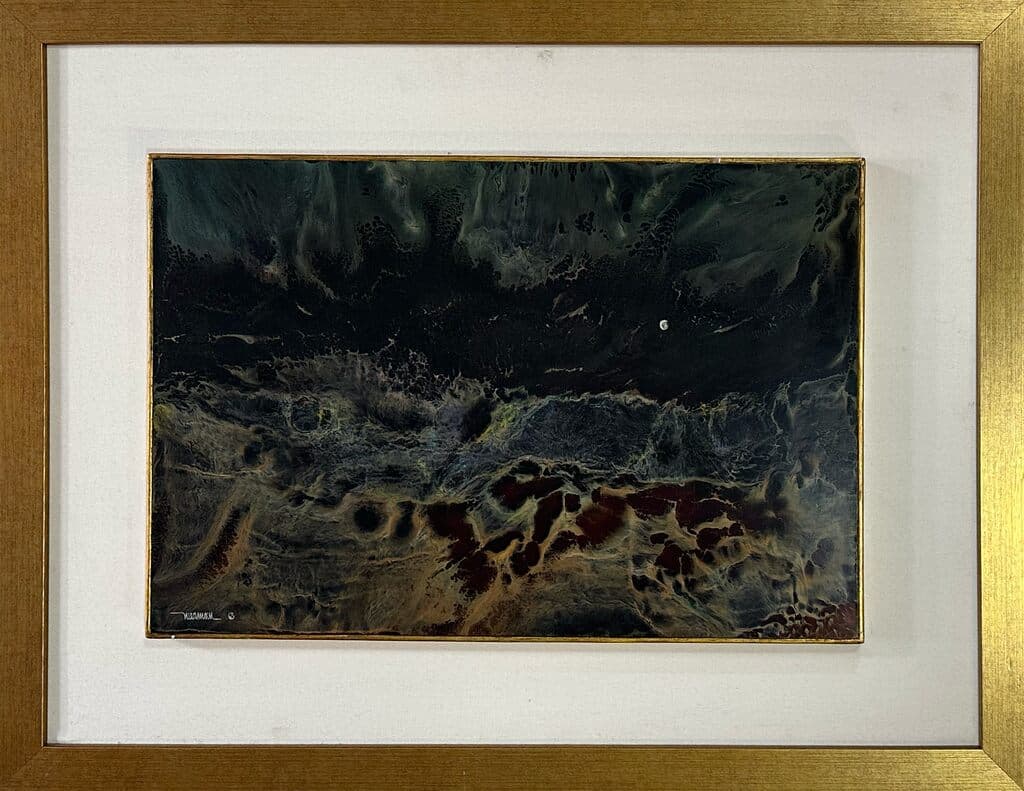 Untitled de Leonardo Nierman - Pyroxylin on masonite, 1963