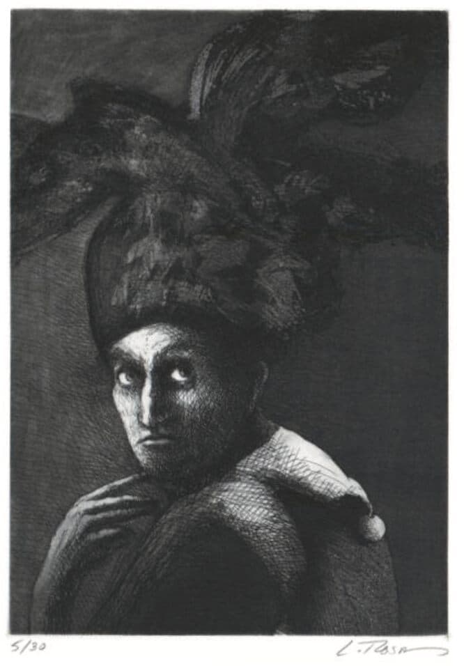 Sin título de Lilly Rosa - Engraving, 1990