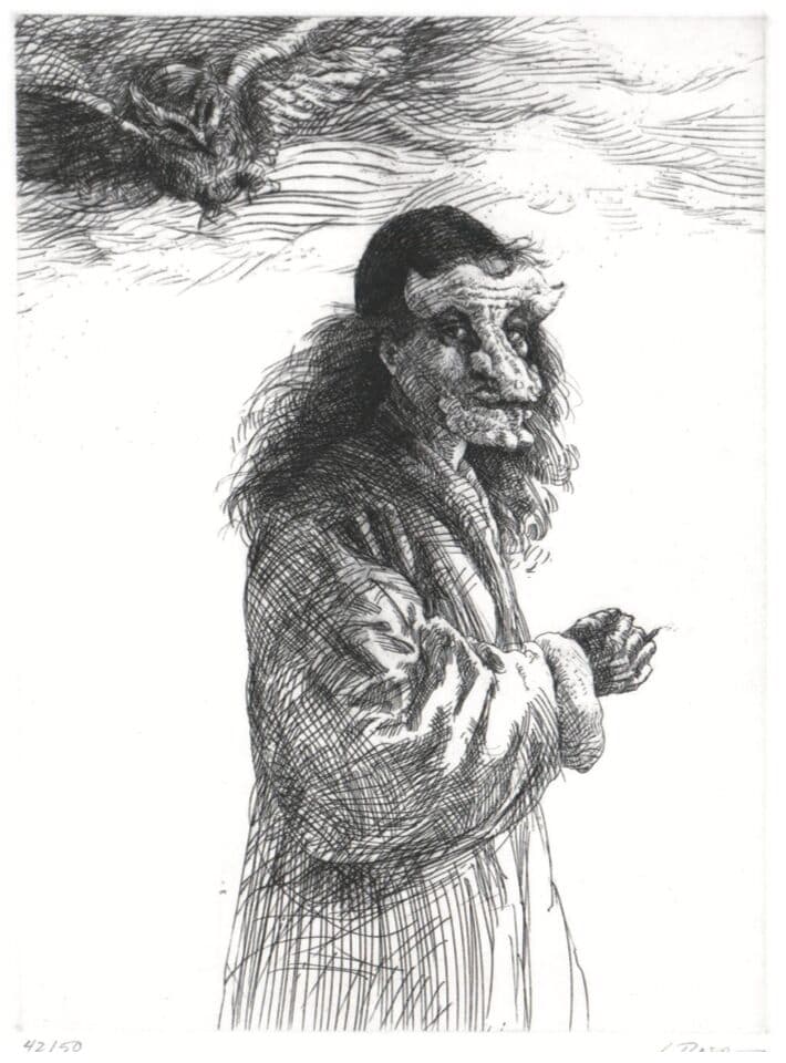 Sin título de Lilly Rosa - Engraving, 1990