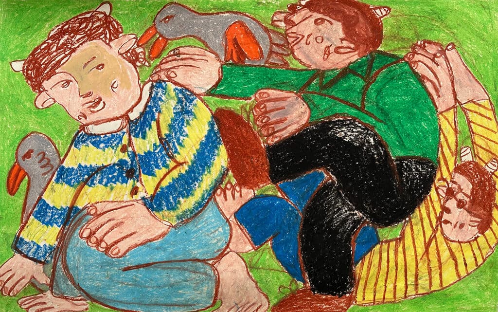 Sin título de Pablo Piza - Mixed Media on paper, 2021