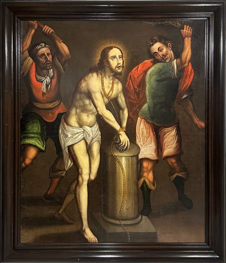 Nazareno de Mexican School - Oil on canvas, Siglo XVIII