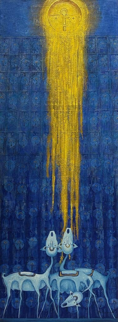 Andaluz de Rolando Rojas - Oil and pigments on canvas, 2026