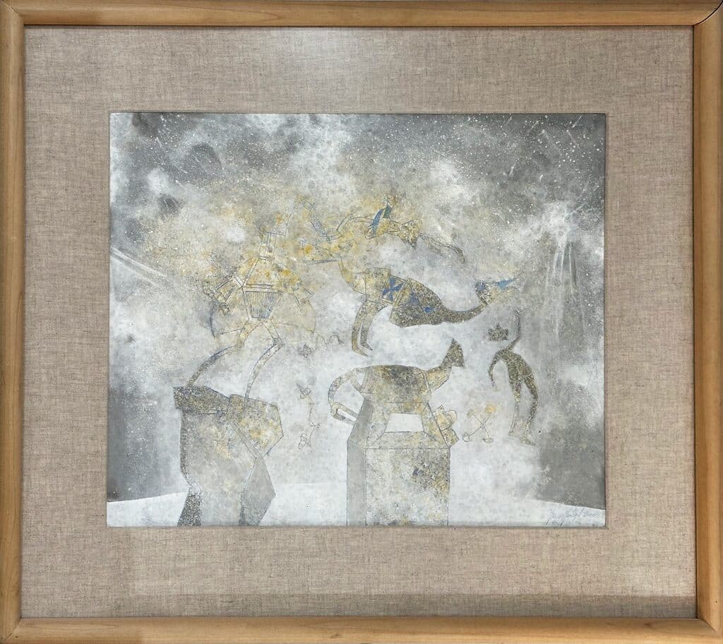 Sin título de Mario Martín del Campo - Oil on linen, 1990s-2000s