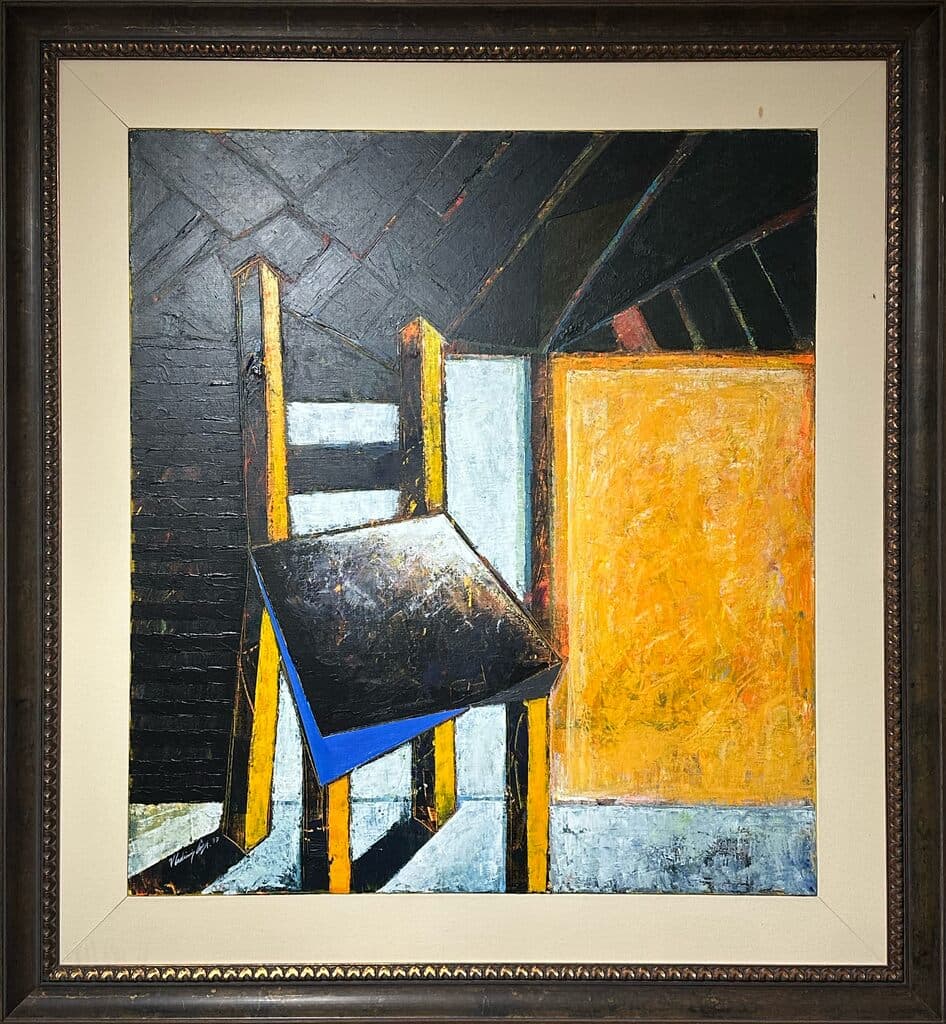 Chair de Vladimir Cora - Oil on canvas, 1997