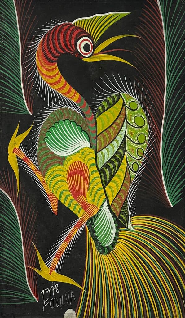 Bird of Paradise de Chico da Silva - Oil on canvas, 1978