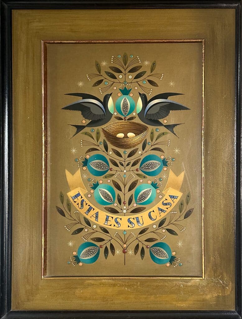 Esta es su casa de Alejandro Rangel Hidalgo - Oil on wood, 1960´s